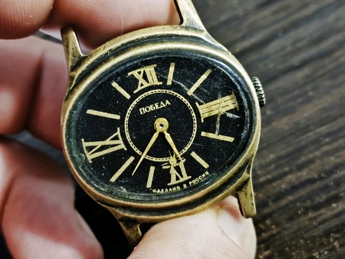 Orologio vintage pobeda - vintage, russia