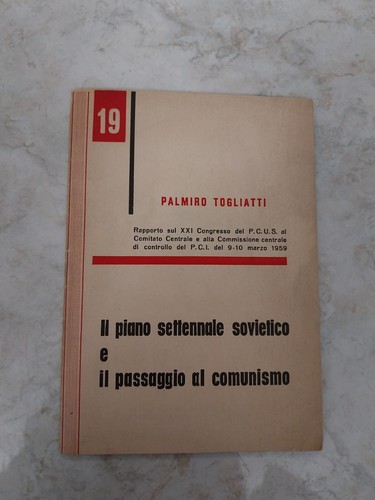 Togliatti il piano - p.,